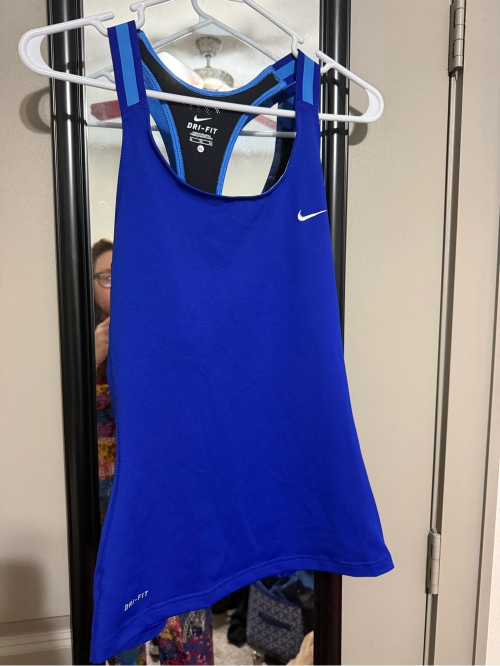 Nike Royal Blue Dri-FIT Racerback Tank Top